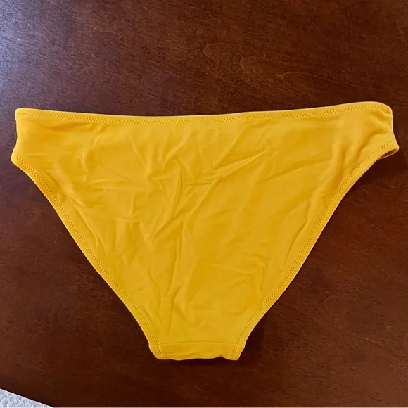AERIE Full Coverage Swim Bottoms in Golden Yellow size Small - Picture 3 of 6